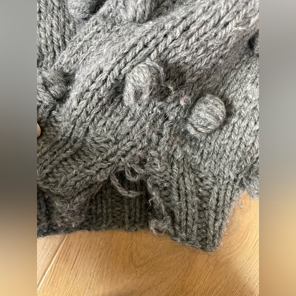 Italian wool Franco Garosi wool bubble knit sweater - Picture 4 of 5